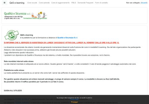 
                            8. QeS e-learning: formazione a distanza