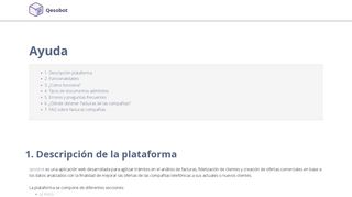 
                            12. Qesobot - Preguntas frecuentes