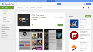 
                            7. QFX Cinemas - Google Play मा अनुप्रयोगहरू