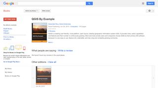 
                            8. QGIS By Example - Google बुक के परिणाम