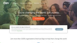 
                            3. Qgiv: Accept Donations Online, On-Site and by Text
