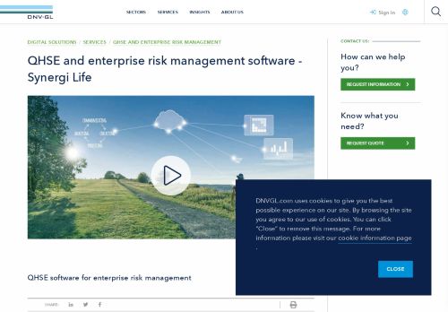 
                            4. QHSE and risk management software | Synergi Life - DNV GL