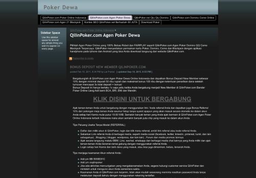 
                            7. QilinPoker.com Agen Poker Dewa - Poker Dewa - Google Sites