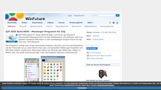 
                            11. QIP 2005 Build 8040 - Messenger-Programm für ICQ - WinFuture.de
