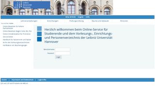 
                            3. qis - Hannover - Leibniz Universität Hannover