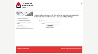
                            1. QIS-Portal - Technische Hochschule Lübeck
