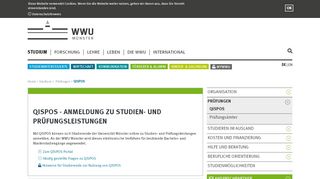 
                            1. QISPOS - Münster - Universität Münster