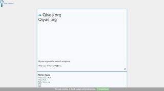 
                            9. Qiyas.org on search engines