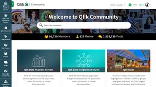 
                            1. Qlik Community: Home
