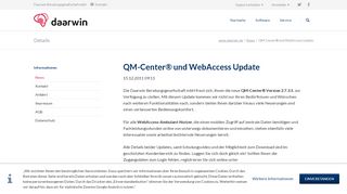 
                            1. QM-Center® und WebAccess Update - Daarwin ...