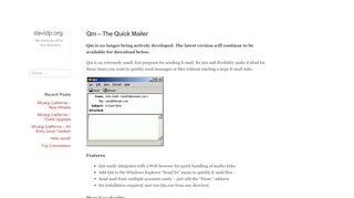 
                            5. Qm - The Quick Mailer | davidp.org