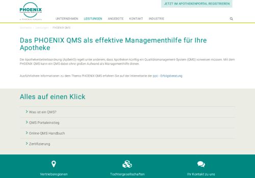 
                            1. QMS - Das Qualitätsmanagement-System | PHOENIX ONLINE