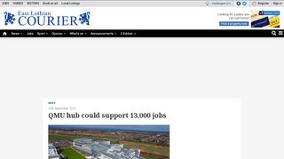 
                            12. QMU hub could support 13,000 jobs | East Lothian Courier