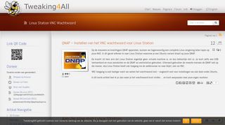 
                            11. QNAP - Instellen van het VNC wachtwoord voor Linux Station