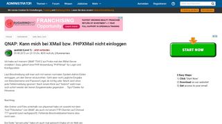 
                            9. QNAP: Kann mich bei XMail bzw. PHPXMail nicht einloggen ...