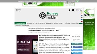 
                            12. Qnap launcht NAS-Betriebssystem QTS 4.3.4 - Storage-Insider