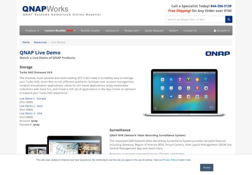 
                            2. QNAP Live Demo | QNAPWorks.com