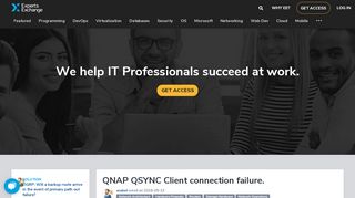 
                            5. QNAP QSYNC Client connection failure. - Experts Exchange