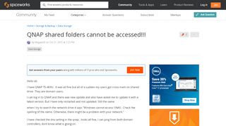
                            5. QNAP shared folders cannot be accessed!!! - Data Storage ...