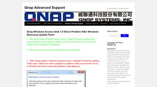 
                            13. Qnap Windows Access Smb 1.0 Share Problem After Windows ...