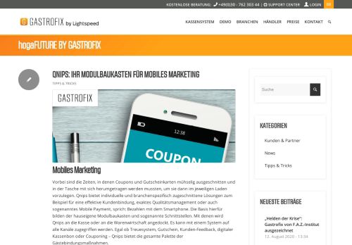 
                            10. Qnips: Ihr Modulbaukasten für mobiles Marketing | GASTROFIX