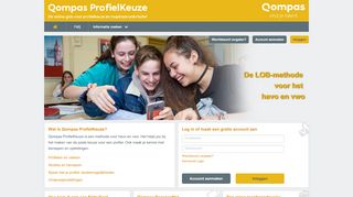 
                            2. Qompas ProfielKeuze - Homepage