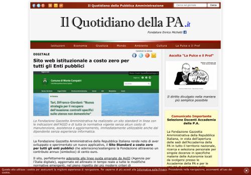 
                            12. QPA - Sito web istituzionale a costo zero per tutti gli Enti pubblici