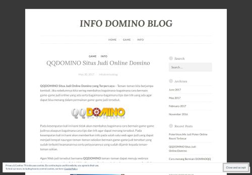 
                            12. QQDOMINO Situs Judi Online Domino – INFO DOMINO BLOG