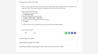 
                            1. QR code login steps - Help Center | LINE
