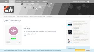 
                            4. QRM+ Default Login - Erweiterungen - NAS Hilfe und Support Forum ...