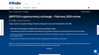 
                            8. QRYPTOS cryptocurrency exchange - February 2019 ...