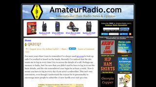 
                            9. QRZCQ? • AmateurRadio.com