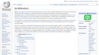 
                            10. Qt (Bibliothek) – Wikipedia