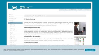 
                            7. QTime GmbH - Zeitmanagement: Zeiterfassung - www.qtime.de