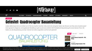 
                            2. Quadrocopter Bauanleitung - für Euch getestet! - Rotorjunkies