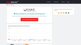 
                            12. Quake Champions - Downdetector