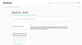 
                            3. Qualcomm Careers - Job Search