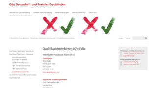 
                            12. Qualifikationsverfahren - OdA Gesundheit und Soziales Graubünden