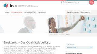 
                            2. Qualität in der Beratung | bso - Berufsverband für Coaching ...