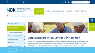 
                            4. Qualitätsprüfung im Pflegeheim - MDK Nordrhein