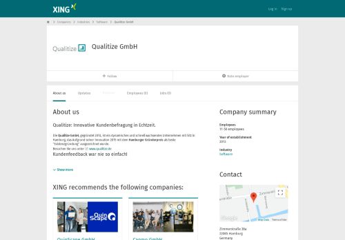 
                            13. Qualitize GmbH als Arbeitgeber | XING Unternehmen