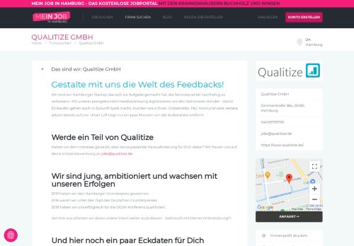 
                            11. Qualitize GmbH | Meinjobinhamburg.de - Das Jobportal