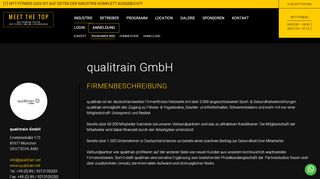 
                            5. Qualitrain GmbH - Detail - MEET THE TOP - B2B Fitness ...