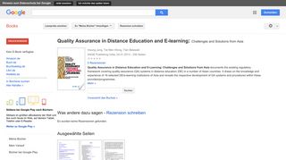 
                            9. Quality Assurance in Distance Education and E-learning: Challenges ...