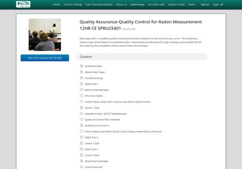 
                            6. Quality Assurance-Quality Control for Radon Measurement 12HR CE ...