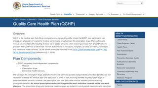 
                            10. Quality Care Health Plan (QCHP) - State Employee Benefits