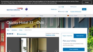 
                            13. Quality Hotel 33 - Oslo - British Airways