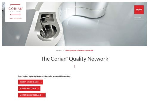 
                            4. Quality Network - Verarbeitung und Verkauf - Corian® solid surfaces ...