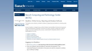 
                            12. Qualtrics - BCTC - Baruch College