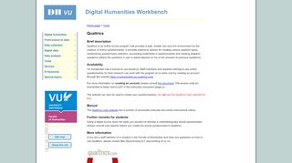 
                            5. Qualtrics - Digital Humanities Workbench